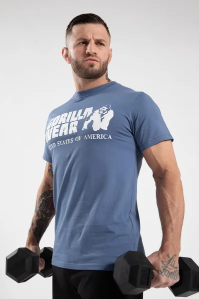 Gorilla Wear maglietta da uomo Classic - Coronet blu 2
