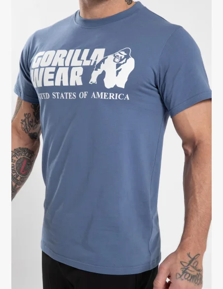 Gorilla Wear maglietta da uomo Classic - Coronet blu