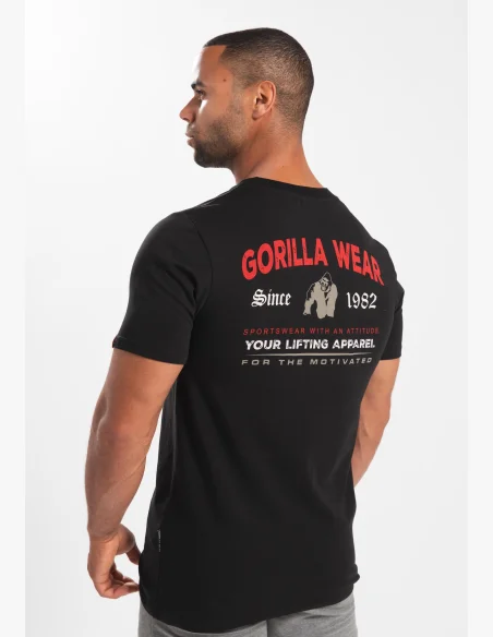Gorilla Wear maglietta da uomo Warren - nera