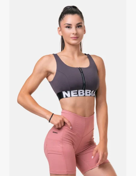 NEBBIA • Smart Zip reggiseno sportivo • NEBBIAshop.it