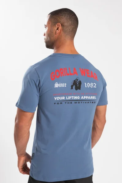 Gorilla Wear T-shirt da uomo Warren - blu 2