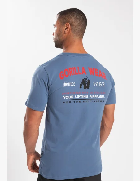 Gorilla Wear T-shirt da uomo Warren - blu