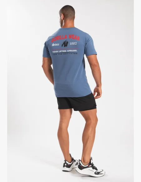Gorilla Wear T-shirt da uomo Warren - blu