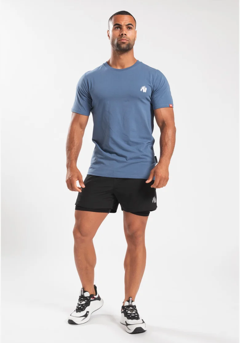 Gorilla Wear T-shirt da uomo Warren - blu