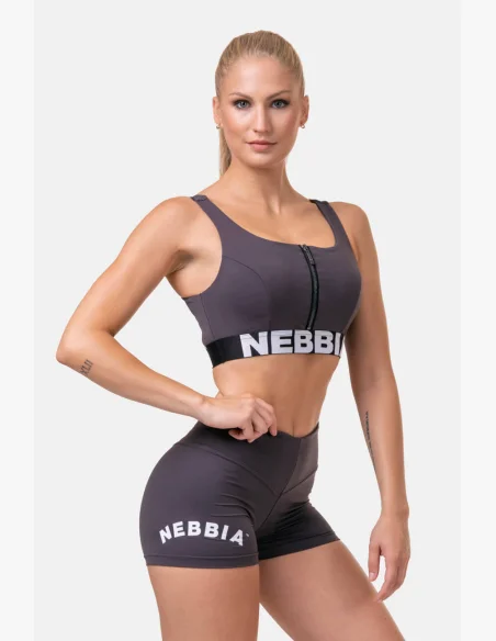 NEBBIA • Smart Zip reggiseno sportivo • NEBBIAshop.it