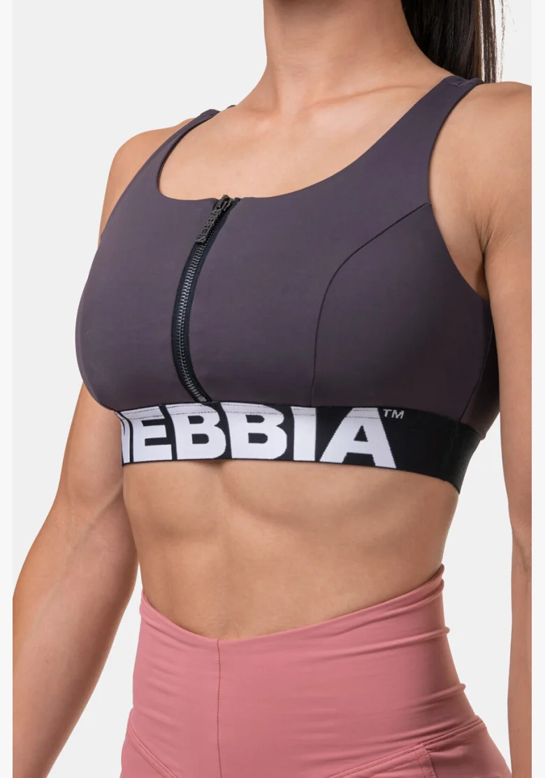 NEBBIA • Smart Zip reggiseno sportivo • NEBBIAshop.it