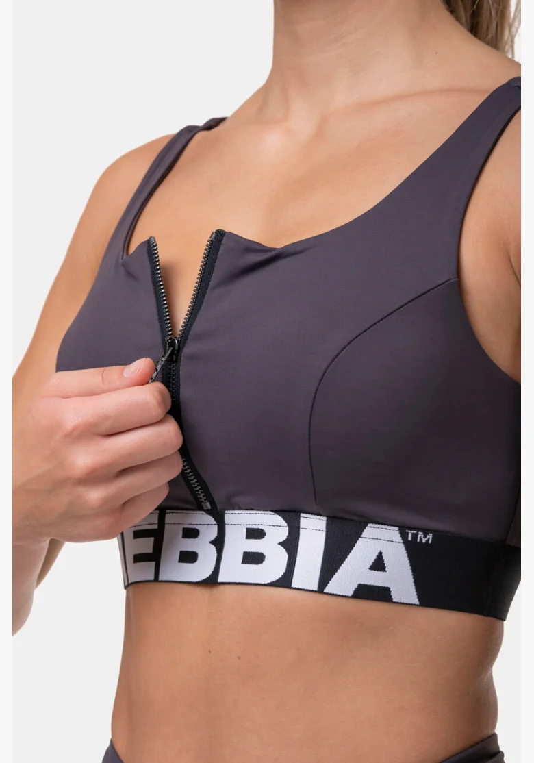 NEBBIA • Smart Zip reggiseno sportivo • NEBBIAshop.it