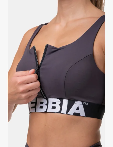 NEBBIA • Smart Zip reggiseno sportivo • NEBBIAshop.it