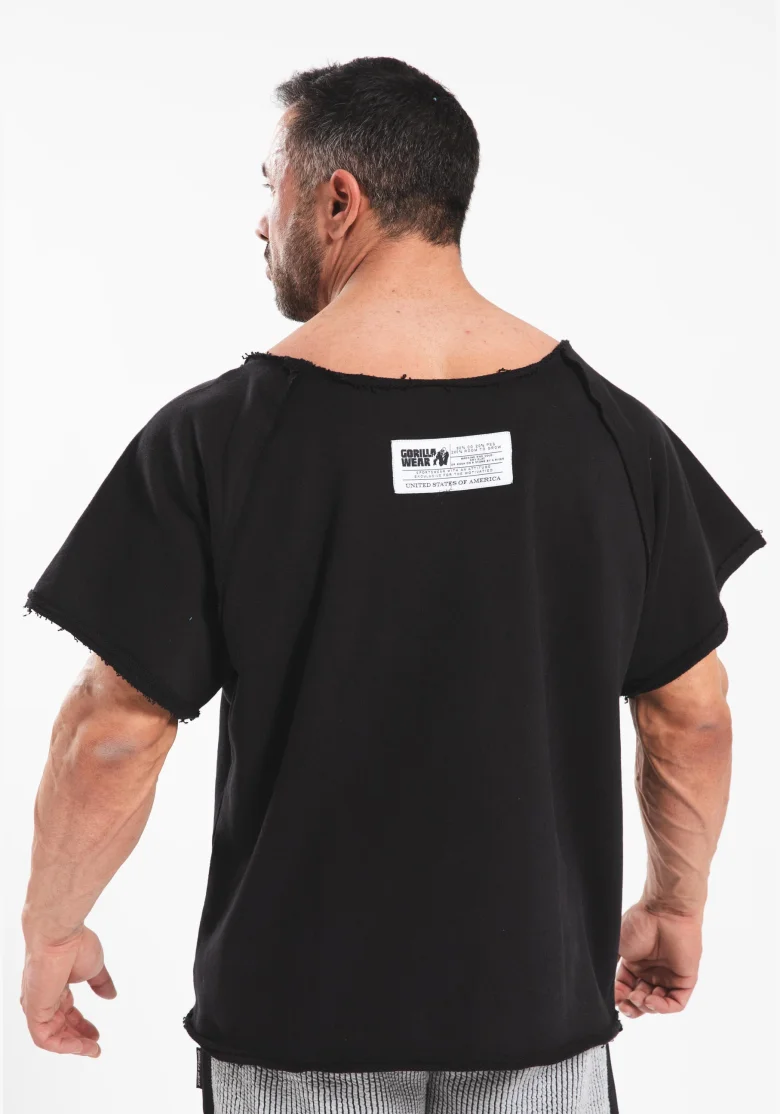 Gorilla wear Top da allenamento classico da uomo - nero/oro