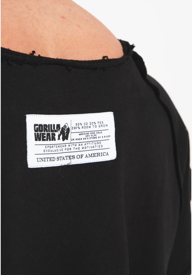 Gorilla wear Top da allenamento classico da uomo - nero/oro