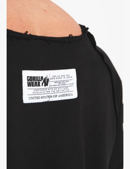 Gorilla wear Top da allenamento classico da uomo - nero/oro