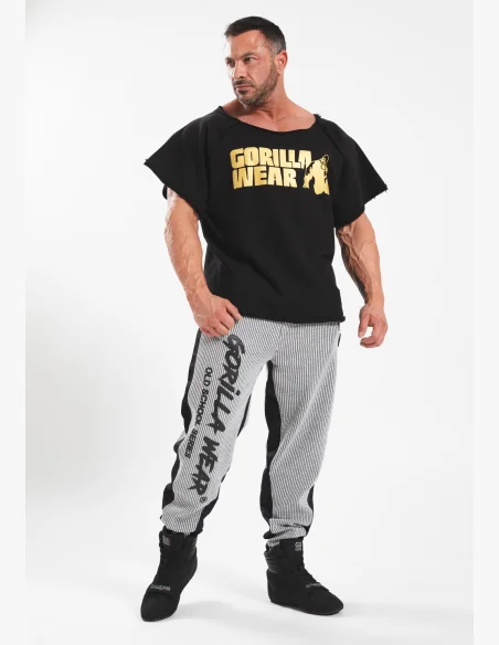 Gorilla wear Top da allenamento classico da uomo - nero/oro