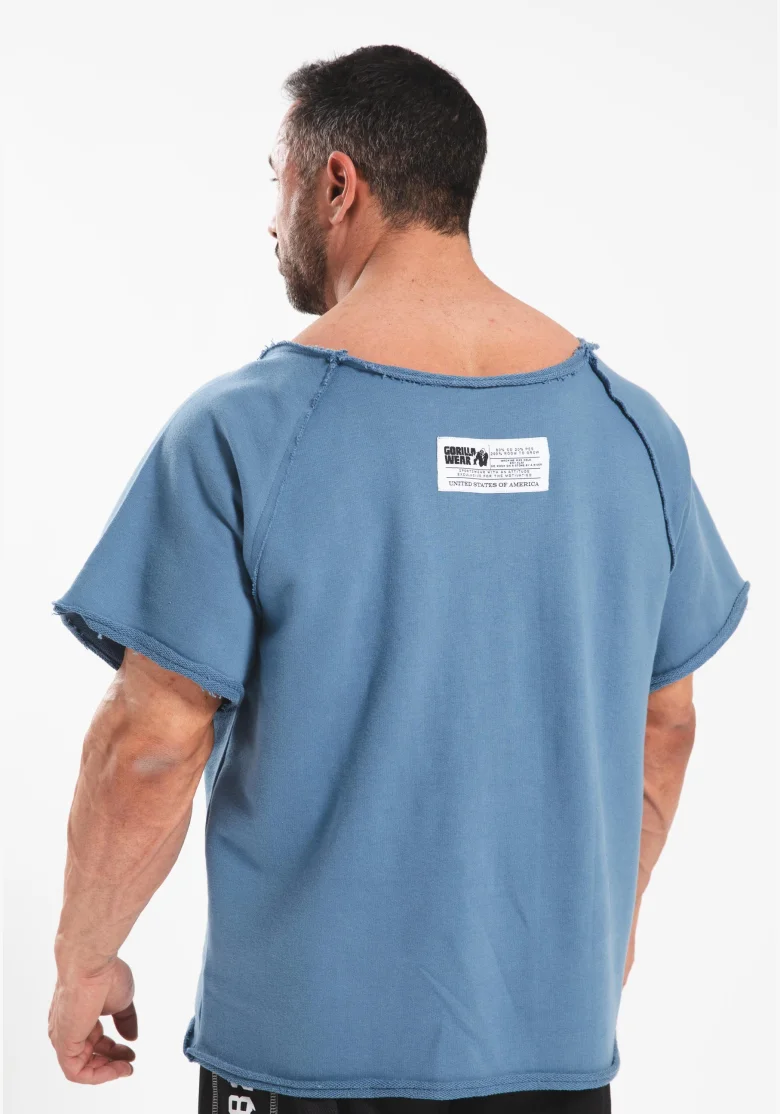Gorilla wear Top da allenamento classico da uomo - blu