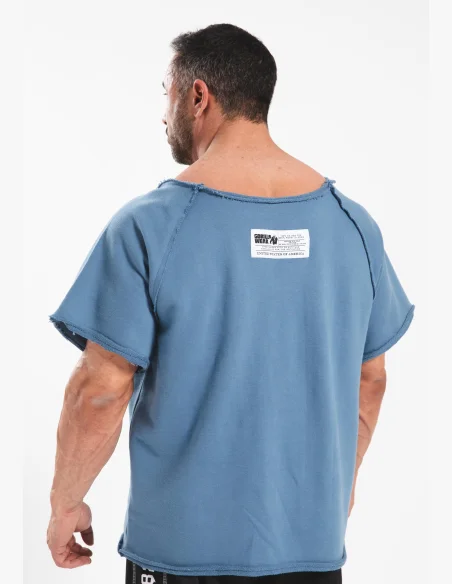 Gorilla wear Top da allenamento classico da uomo - blu