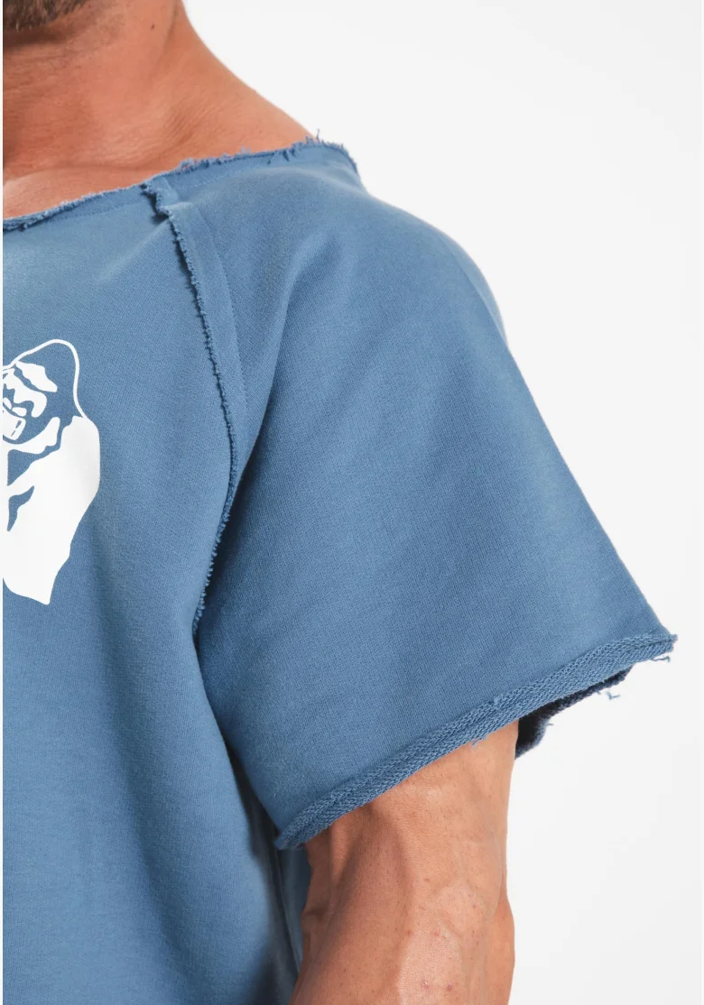 Gorilla wear Top da allenamento classico da uomo - blu