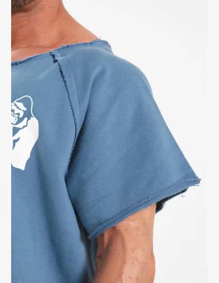 Gorilla wear Top da allenamento classico da uomo - blu