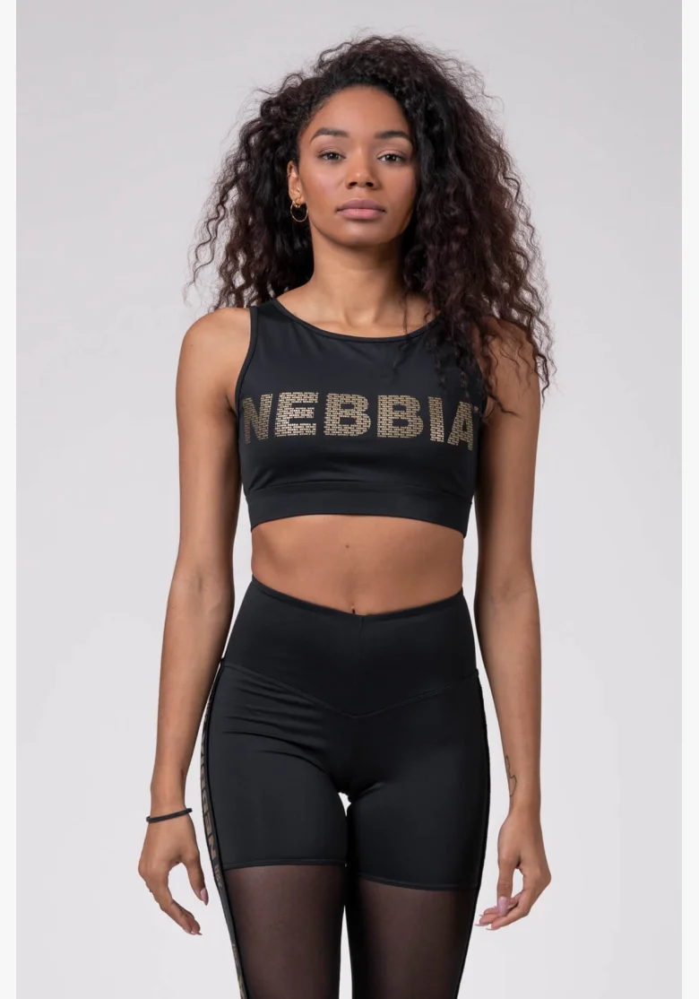 NEBBIA • Gold Mesh mini top • NEBBIAshop.cz