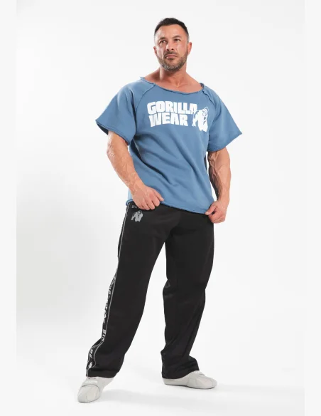 Gorilla wear Top da allenamento classico da uomo - blu