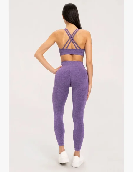 Gym Glamour Leggings seamless push up dark plum • Nebshop.cz