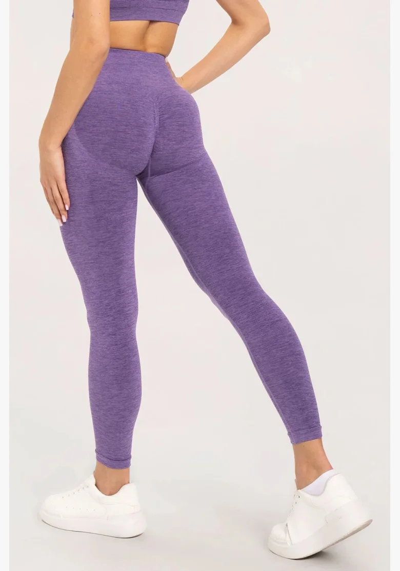 Gym Glamour Leggings seamless push up dark plum • Nebshop.cz
