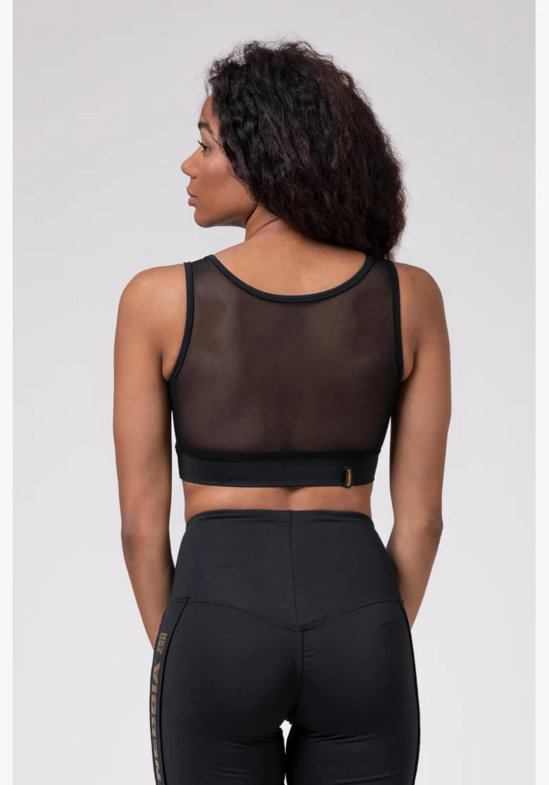 NEBBIA • Gold Mesh mini top • NEBBIAshop.cz