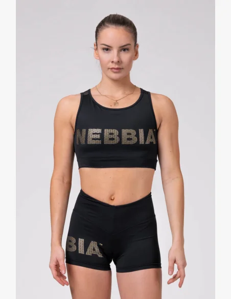 NEBBIA • Gold Mesh mini top • NEBBIAshop.cz