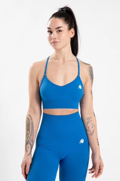 Gorilla Wear reggiseno sportivo da donna Olivia - blu