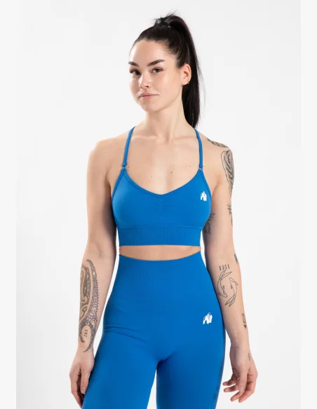 Gorilla Wear reggiseno sportivo da donna Olivia - blu