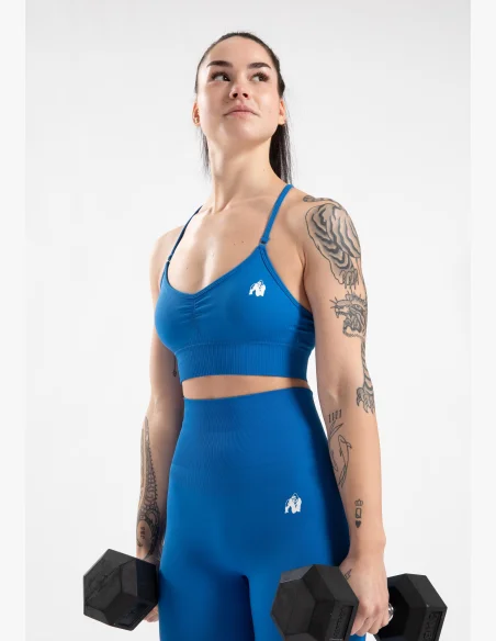 Gorilla Wear reggiseno sportivo da donna Olivia - blu