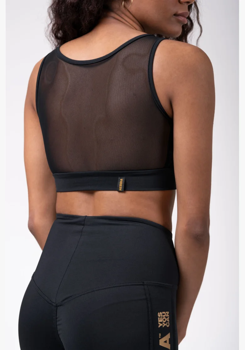NEBBIA • Gold Mesh mini top • NEBBIAshop.cz