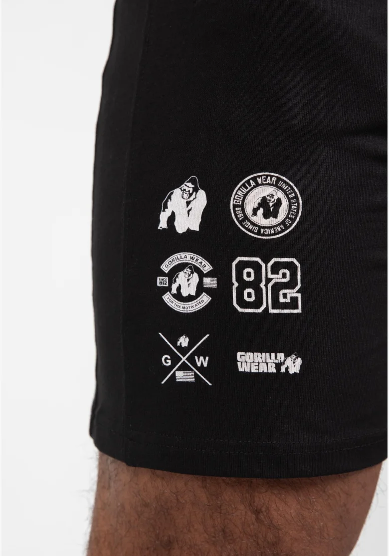 Gorilla Wear pantaloncini da uomo Lopez – nero