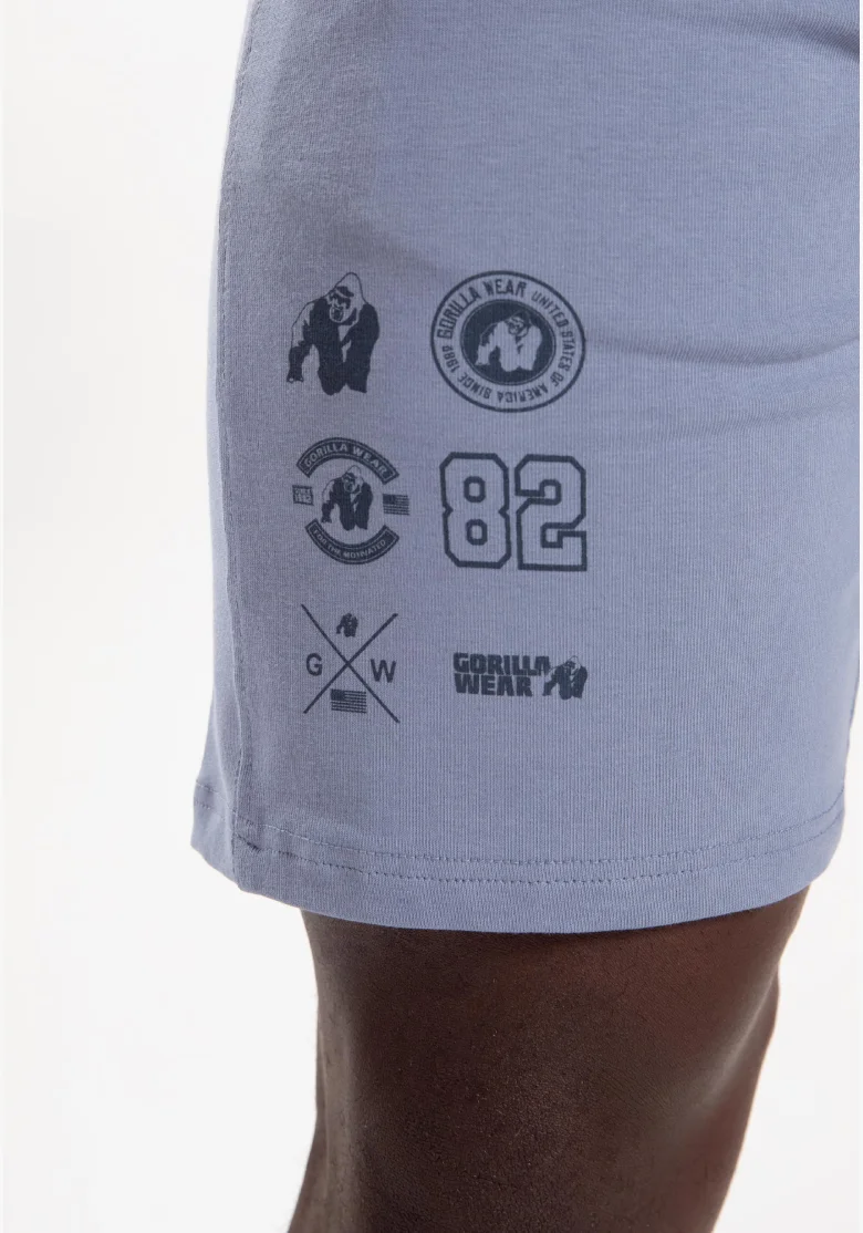 Gorilla Wear pantaloncini da uomo Lopez – viola e blu
