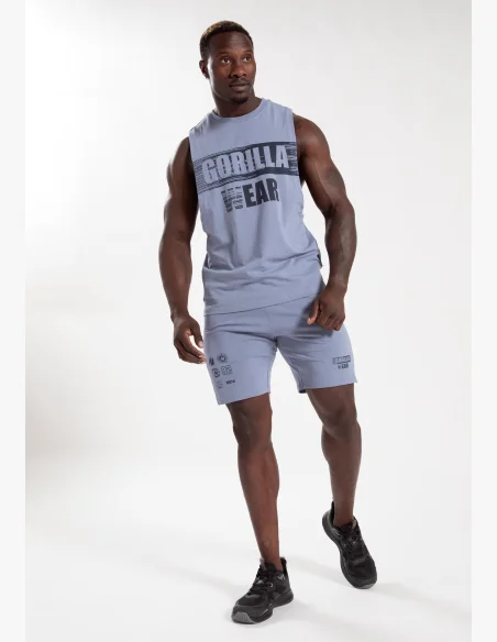 Gorilla Wear pantaloncini da uomo Lopez – viola e blu