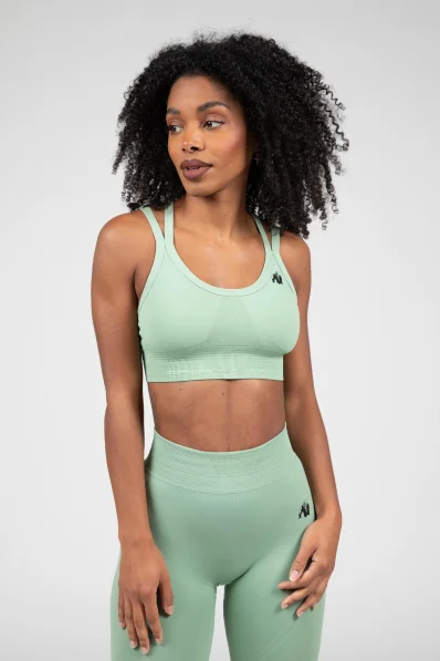 Gorilla Wear reggiseno senza cuciture da donna Whitney – verde