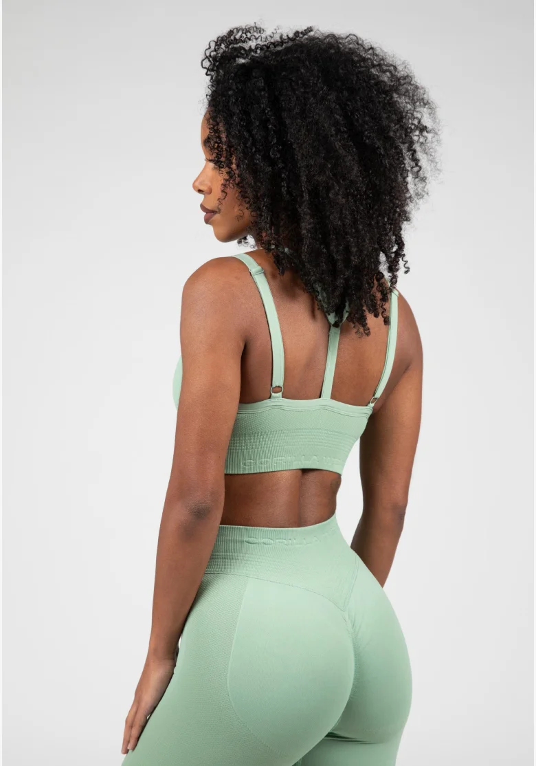 Gorilla Wear reggiseno senza cuciture da donna Whitney – verde