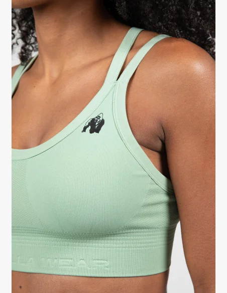 Gorilla Wear reggiseno senza cuciture da donna Whitney – verde
