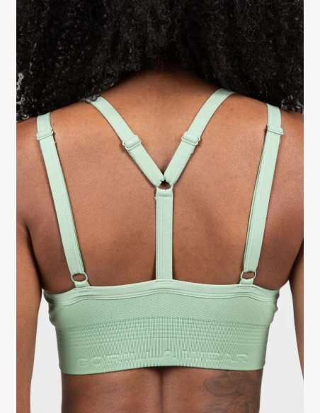 Gorilla Wear reggiseno senza cuciture da donna Whitney – verde