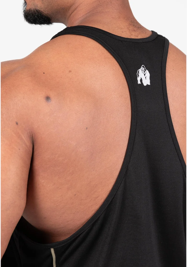 Gorilla Wear canotta da uomo Casper Stringer – nero / verde