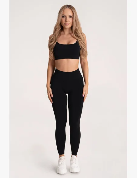 Gym Glamour Leggings Second Skin push up Nero