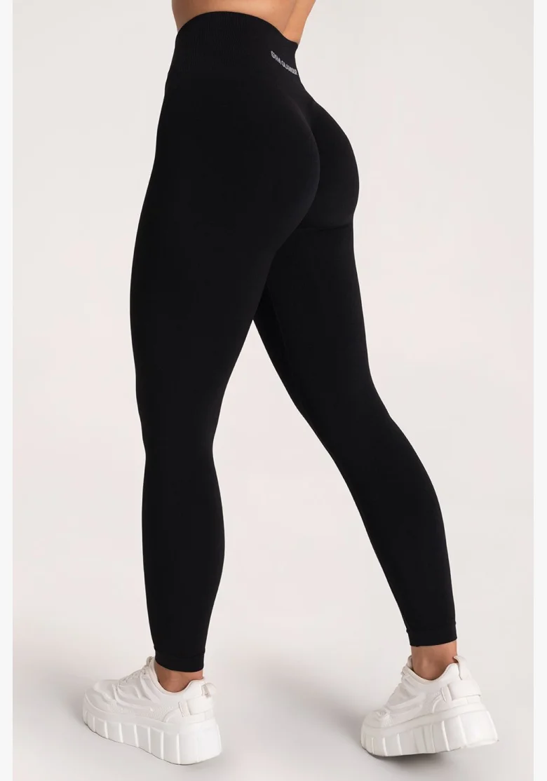 Gym Glamour Leggings Second Skin push up Nero