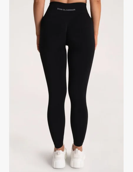 Gym Glamour Leggings Second Skin push up Nero