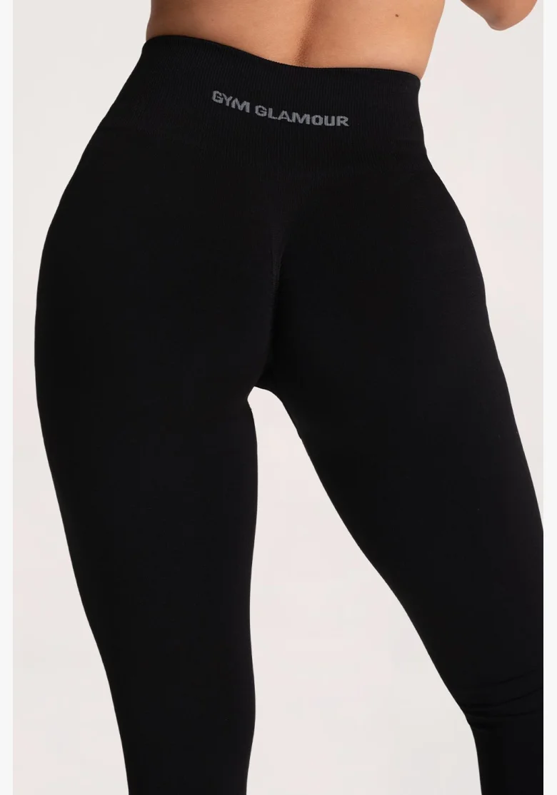 Gym Glamour Leggings Second Skin push up Nero