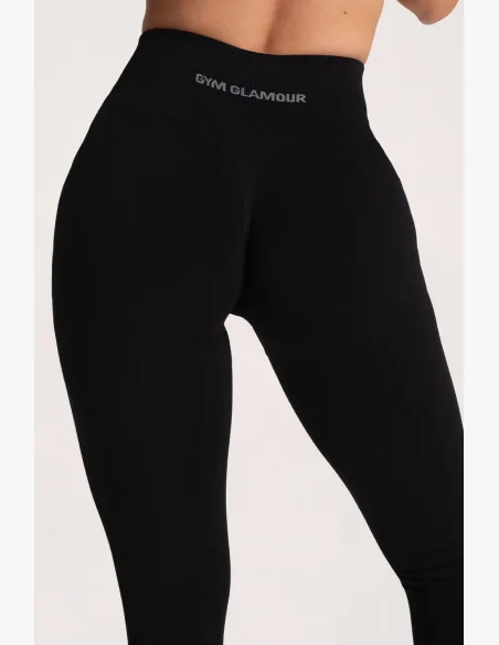 Gym Glamour Leggings Second Skin push up Nero