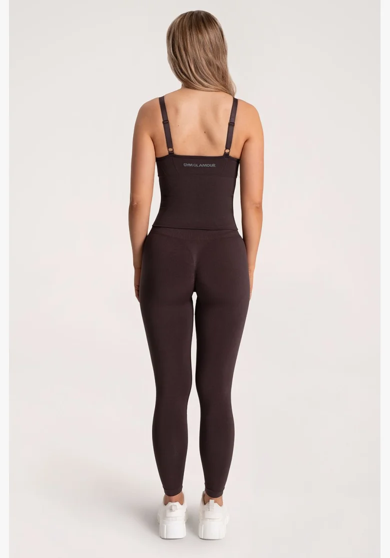 Gym Glamour Leggings Second Skin push up Nero