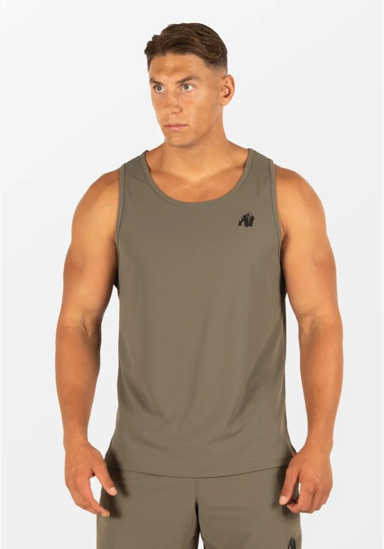 Gorilla Wear canotta da uomo Colton – verde militare