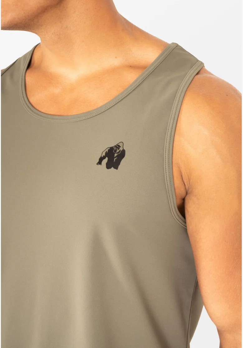 Gorilla Wear canotta da uomo Colton – verde militare