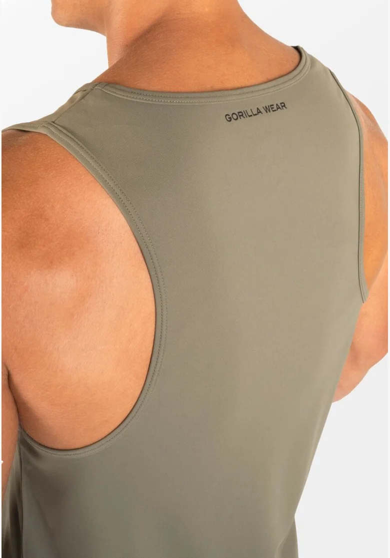 Gorilla Wear canotta da uomo Colton – verde militare