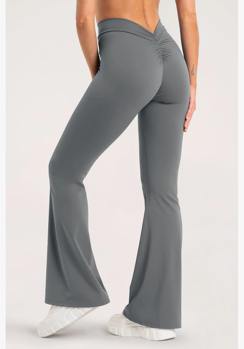 Leggings a zampa Gym Glamour Deep Glow Grey