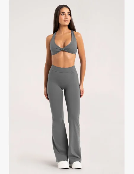Leggings a zampa Gym Glamour Deep Glow Grey