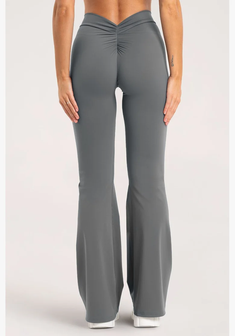 Leggings a zampa Gym Glamour Deep Glow Grey